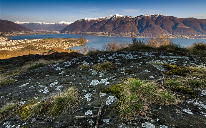 Lago Mayor, Suiza Fondos de pantalla, imagen