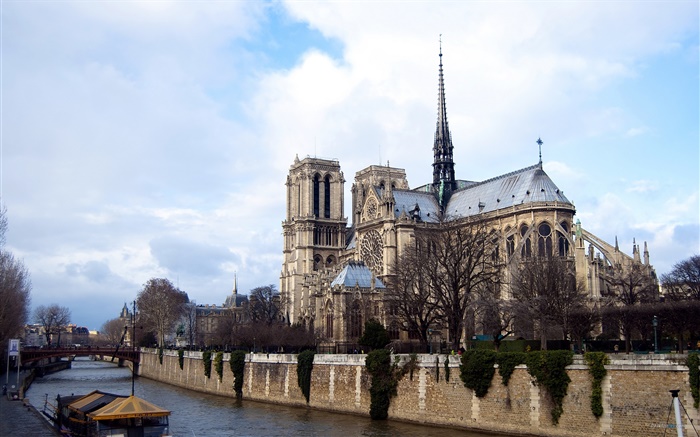 Notre Dame, Francia Fondos de pantalla, imagen