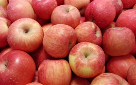 Frutas ricas en nutrientes, manzanas rojas