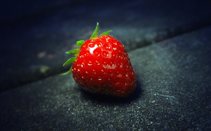 Una fresa fresca macro rojo Fondos de pantalla, imagen