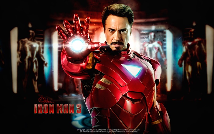 Robert Downey Jr. en Iron Man 3 Fondos de pantalla, imagen