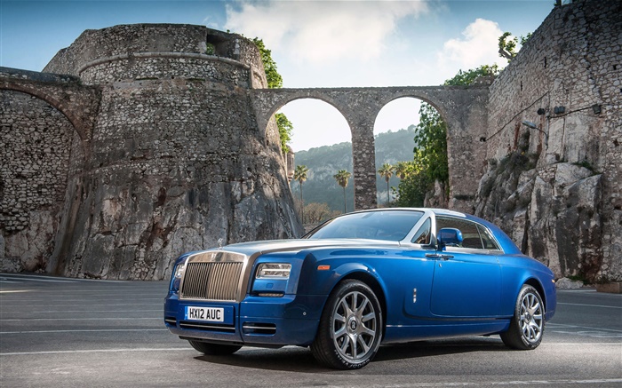 Rolls-Royce Motor Cars, azul coches de lujo Fondos de pantalla, imagen