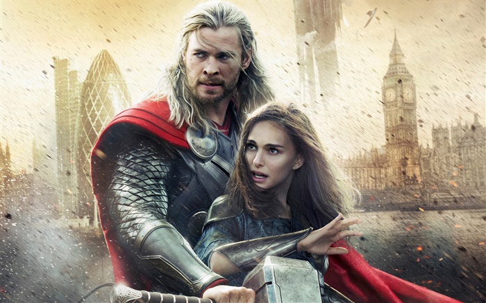 Thor 2: The Dark World, con pantalla grande de la película Fondos de pantalla, imagen