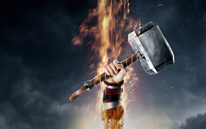 Thor 2, martillo Fondos de pantalla, imagen