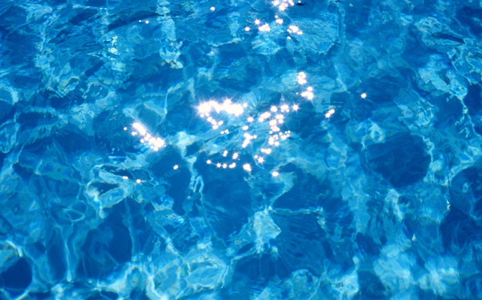 Agua, bokeh, azul, la luz del sol Fondos de pantalla, imagen