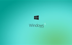 De Windows 9, profesional, azul claro HD fondos de pantalla