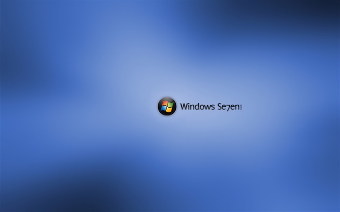 Windows Seven, resplandor azul Fondos de pantalla, imagen