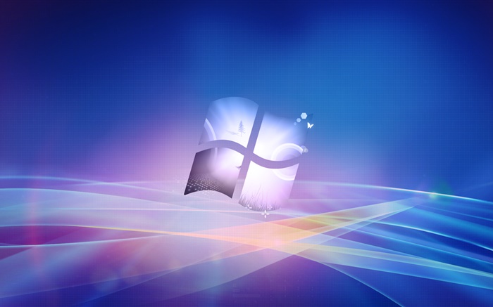 Logotipo de Windows, fondo de diseño creativo Fondos de pantalla, imagen