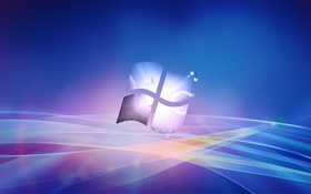 Logotipo de Windows, fondo de diseño creativo HD fondos de pantalla