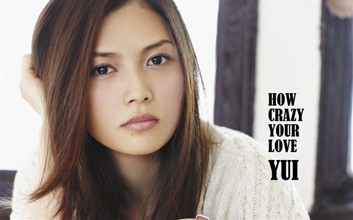 Yoshioka Yui, cantante japonesa 01 Fondos de pantalla, imagen