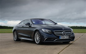2015 Mercedes-Benz AMG S-Class Coupe C217 coche negro