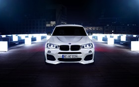 BMW X4 ACS coche blanco vista frontal HD fondos de pantalla