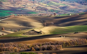 Basilicata, Italia, colinas, paisaje de la naturaleza HD fondos de pantalla