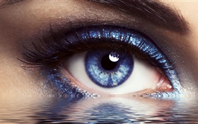 Los ojos y el agua, el diseño creativo HD fondos de pantalla