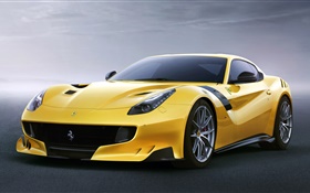 Ferrari F12 superdeportivo amarilla HD fondos de pantalla