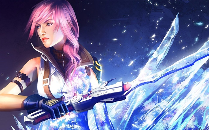 Final Fantasy XIII, espada, chica Fondos de pantalla, imagen