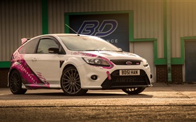 Ford Focus RS coche blanco