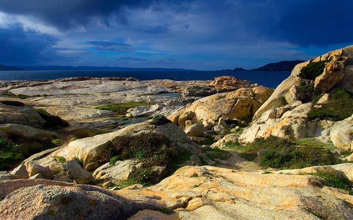 Rocas de Cerdeña, mar Fondos de pantalla, imagen