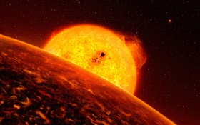 Exoplanetas, planeta, estrella HD fondos de pantalla