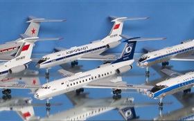 Aviones Tupolev, juguetes HD fondos de pantalla