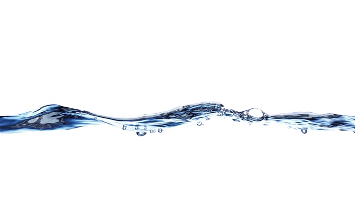 Agua, burbujas, fondo blanco azul Fondos de pantalla, imagen