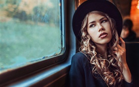 Brown Eyed Girl, sombrero, tren