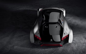 Vista trasera concepto superdeportivo Peugeot Vision Gran Turismo