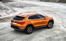 2015 Asiento 20V20 coche de concepto SUV de naranja HD fondos de pantalla