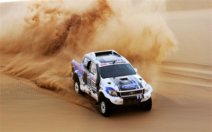Ford SUV, Dakar, duna, la suciedad Fondos de pantalla, imagen