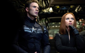 Capitán América: El primer vengador, Negro Widow HD fondos de pantalla