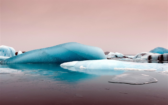 Mar, hielo, azul Fondos de pantalla, imagen