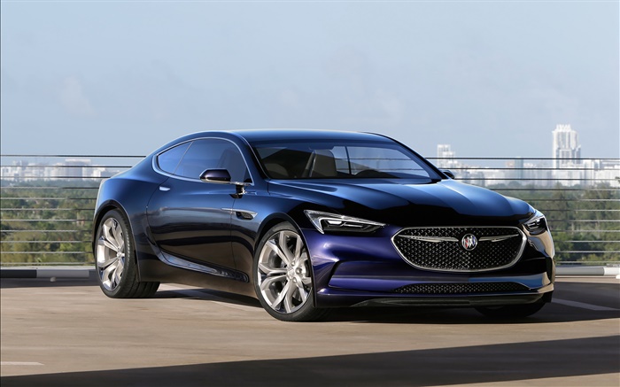 Avista concepto Buick coche azul Fondos de pantalla, imagen