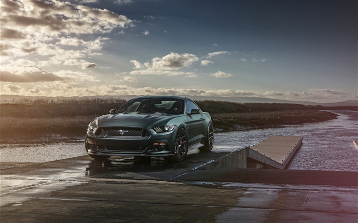 Ford Mustang 2015 GT vista frontal superdeportivo Fondos de pantalla, imagen
