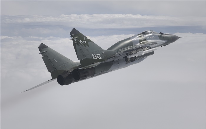 caza MiG-29SMT, fuerza aérea rusa Fondos de pantalla, imagen