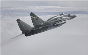 caza MiG-29SMT, fuerza aérea rusa HD fondos de pantalla