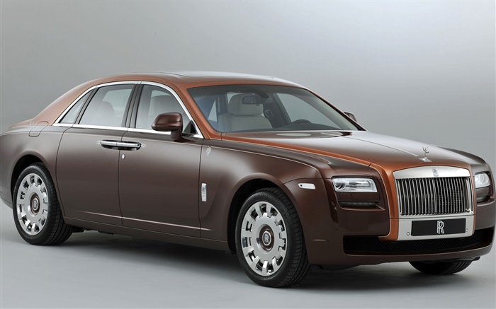 Rolls-Royce Ghost marrón de coches de lujo Fondos de pantalla, imagen