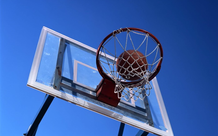 aro de baloncesto y baloncesto Fondos de pantalla, imagen