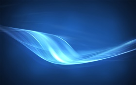 curva de luz azul, cuadros abstractos HD fondos de pantalla