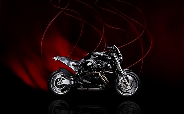 Buell motocicleta, fondo negro rojo Fondos de pantalla, imagen