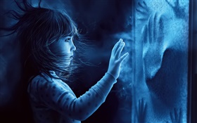 Niño, fantasma, noche, película HD fondos de pantalla