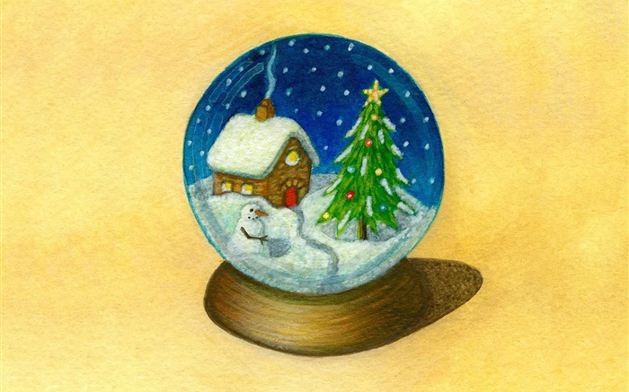 imágenes temáticas de la Navidad, bola, diseño de arte Fondos de pantalla, imagen