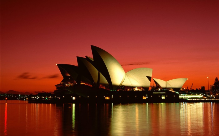 Noche de la ciudad, Sydney, Australia Fondos de pantalla, imagen