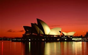 Noche de la ciudad, Sydney, Australia HD fondos de pantalla