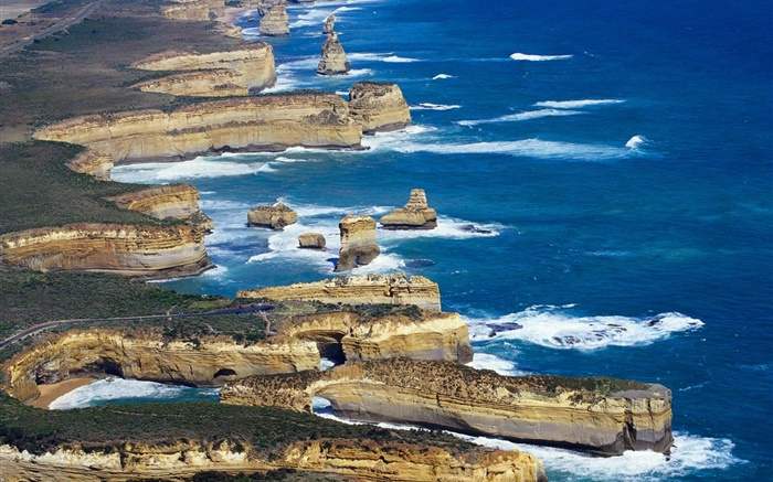 Costa, mar, Australia Fondos de pantalla, imagen