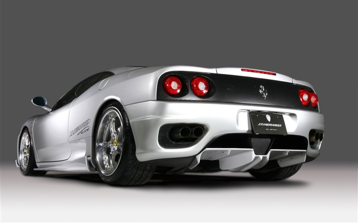 vista posterior superdeportivo Ferrari F430 Fondos de pantalla, imagen