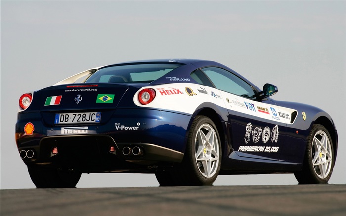 azul carrera retrovisor del coche de Ferrari Fondos de pantalla, imagen