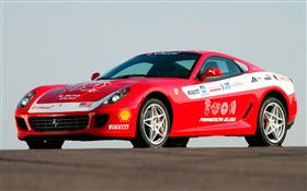 coche de carreras Ferrari de primer plano