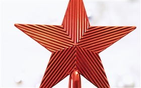 estrella de cinco puntas, la decoración de Navidad