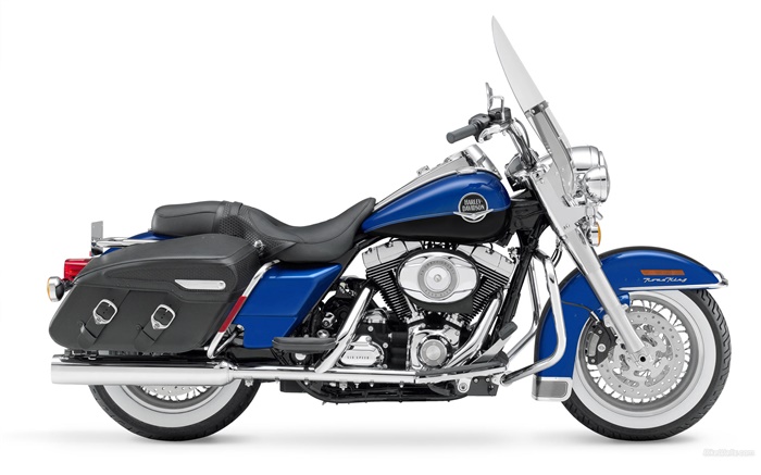 Harley-Davidson, azul y negro Fondos de pantalla, imagen