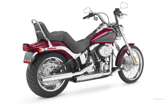 Harley-Davidson, rojo y negro Fondos de pantalla, imagen